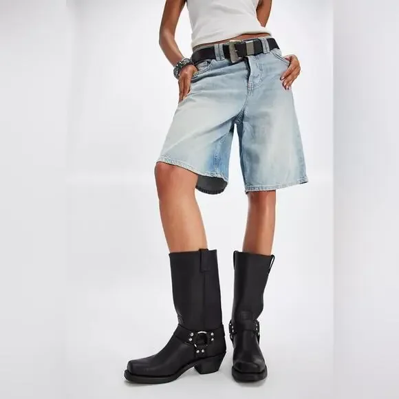 Frye Harness 12R Boots Black - Picture 3 of 13